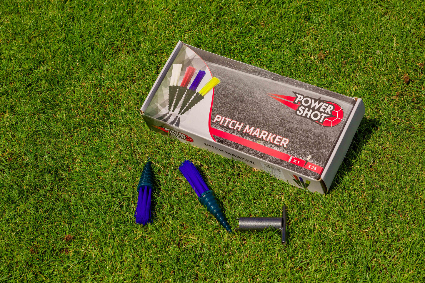 PITCHMARKER Instant Ground Marking System- set of 25 - BLUE Sports Invention AS