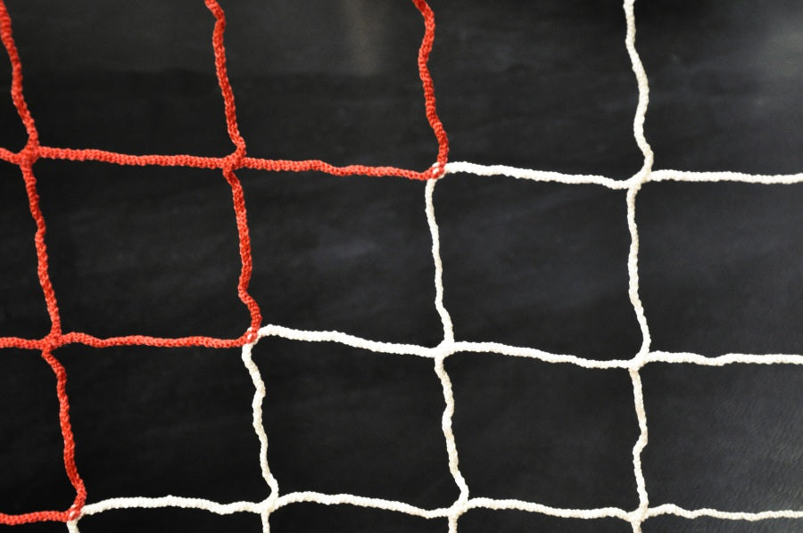 Fotballnett 5 x 2 m – Rød/Hvit