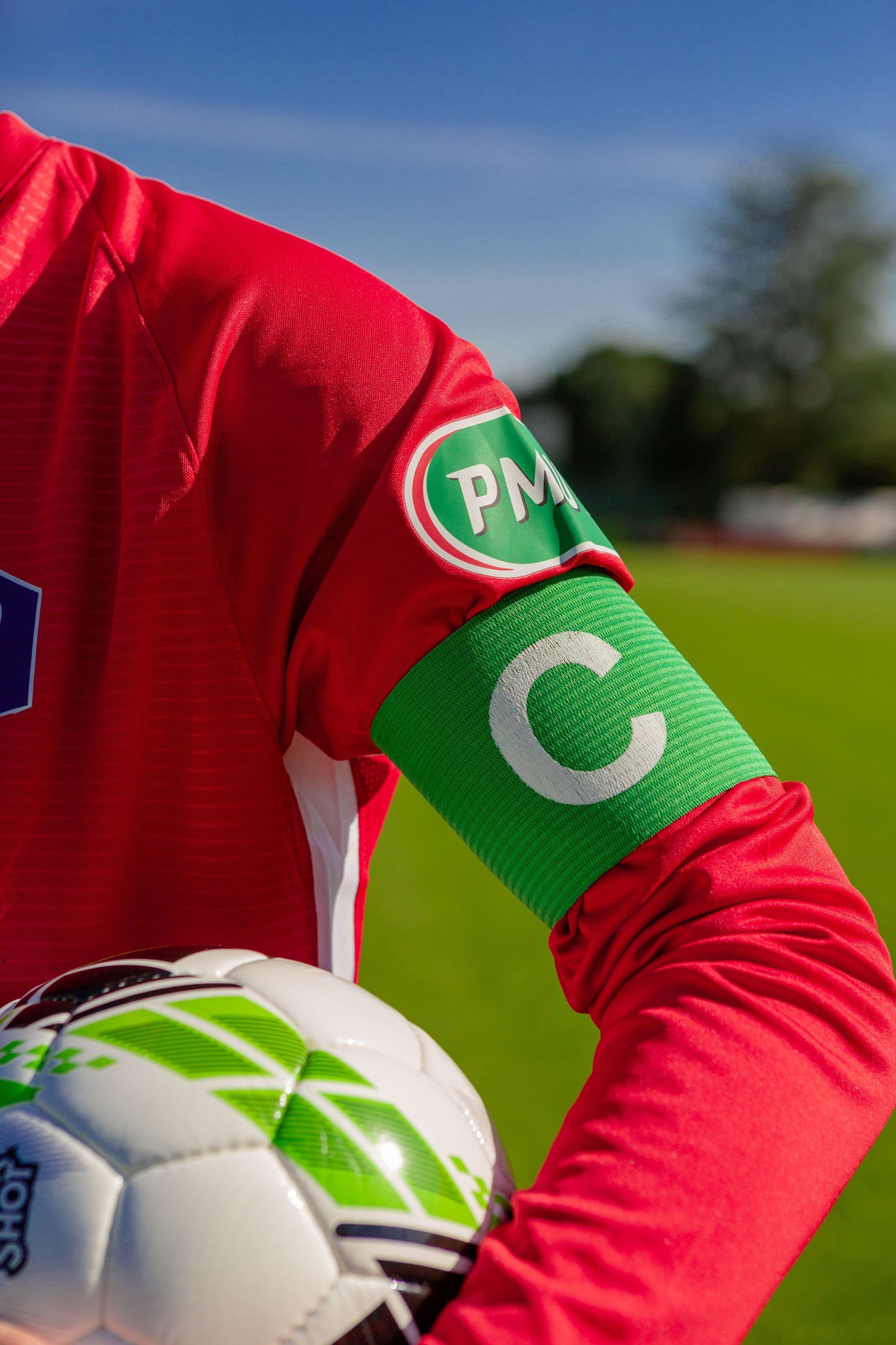 kaptajn armbånd grøn "c"