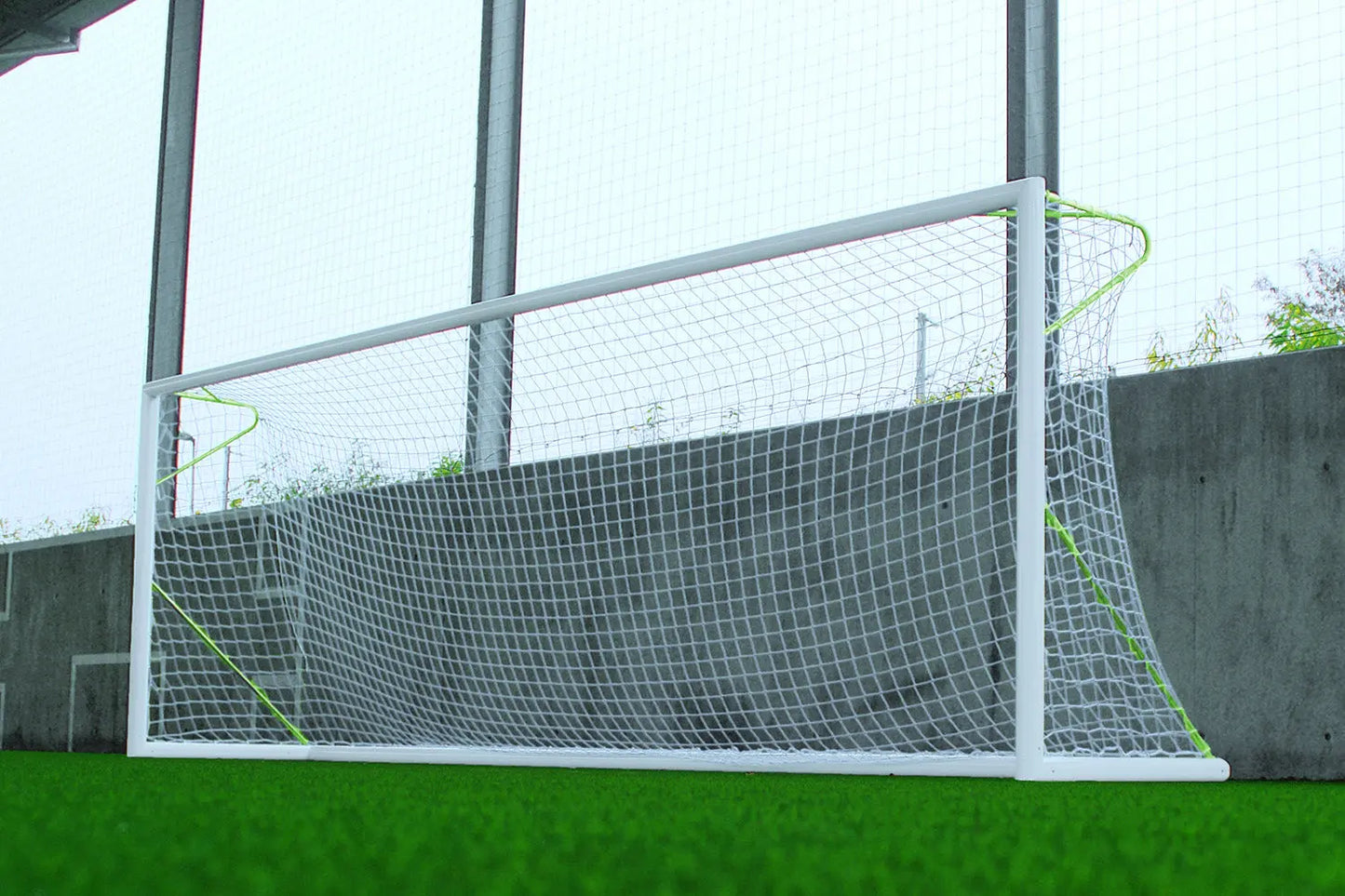 6 x 2,1 m Fotballmål – Full Aluminiumsstruktur – 80 mm Ramme – Grønn Sports Invention AS