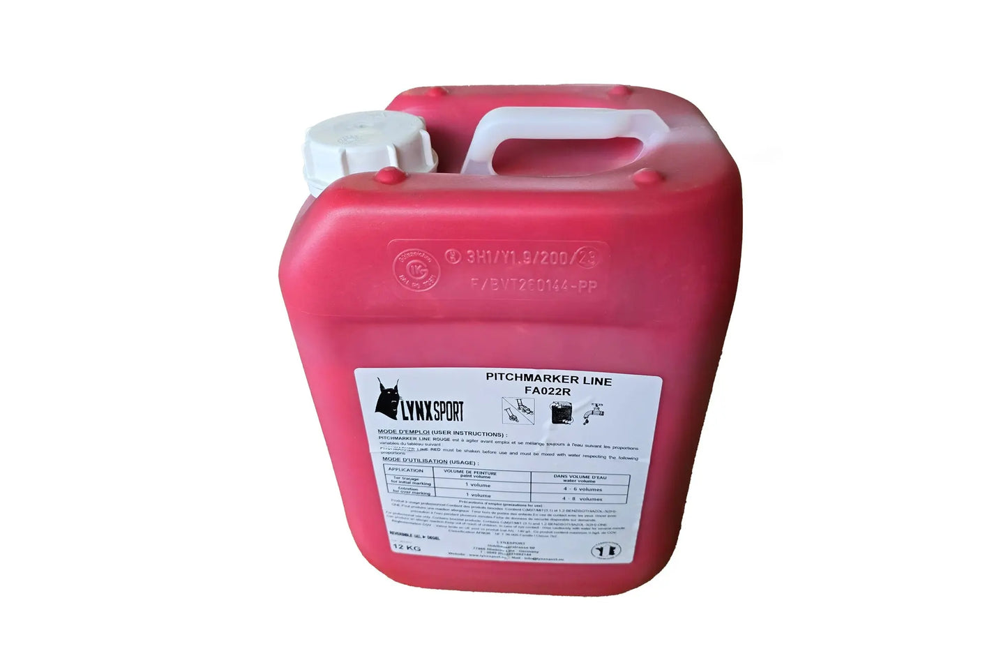 Line Marking Paint for Grass - Red Sports Invention AS
