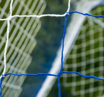 POWERSHOT® Stadium Box Goal Net - 4mm - TWO COLOURS - WHITE AND BLUE Sports Invention AS