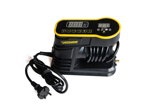 Elektrisk ballpumpe TA390 med programmer, LED-display og auto-stopp